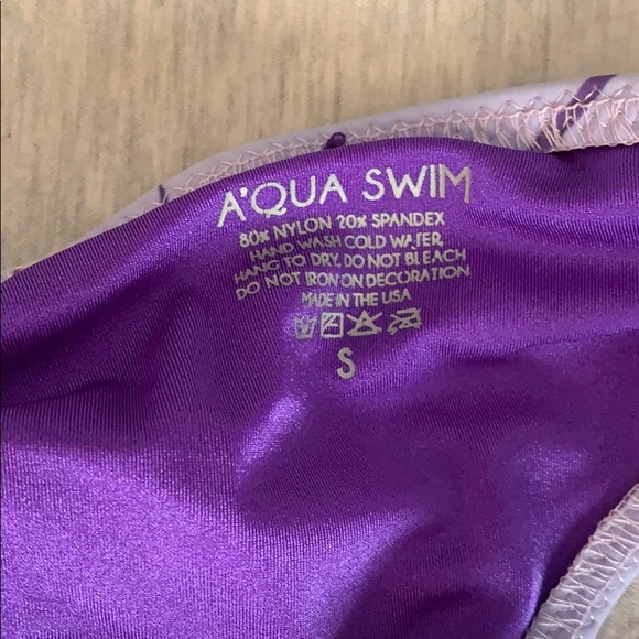 Aqua Swim Purple Bow Bikini Bottom - Picture 5 of 5